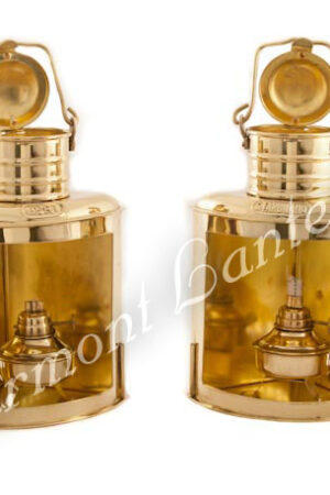 Ships Lantern Brass Port & Starboard - 9"