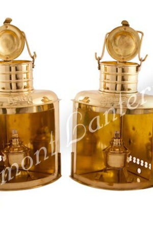 Ships Lantern Brass Port & Starboard - 11"
