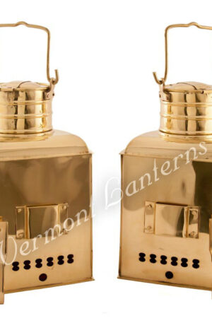 Ships Lantern Brass Port & Starboard - 11"