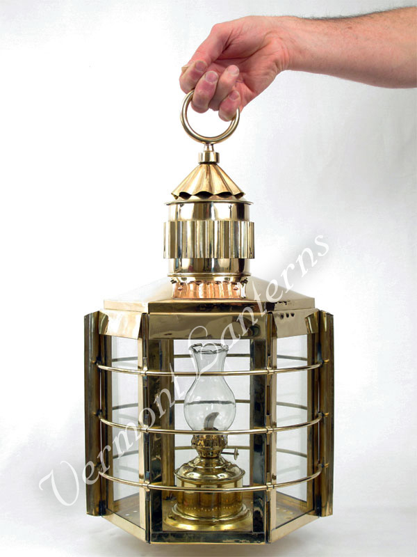 Ship Lanterns - Brass Clipper Lamp - 22"