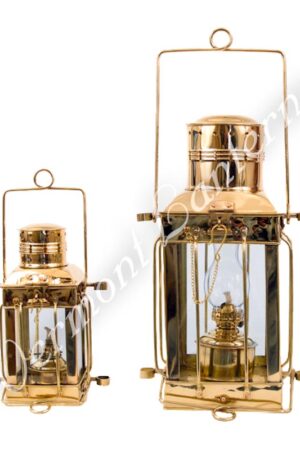 Oil Lamps - Brass Cargo Lamp 10"