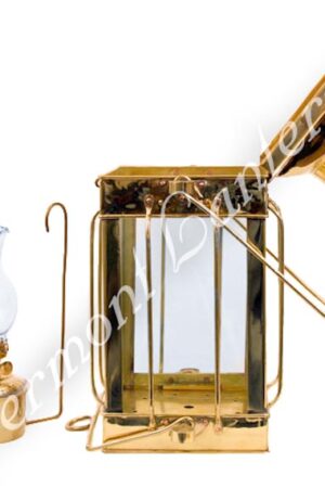 Oil Lamps - Brass Cargo Lamp 15"