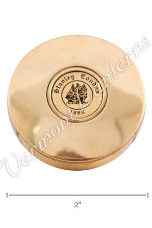 Nautical Gifts - Brass Pocket and Desk Compass - 2"