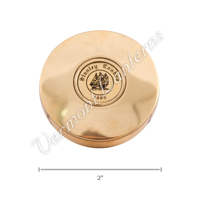 Nautical Gifts - Brass Pocket and Desk Compass - 2"