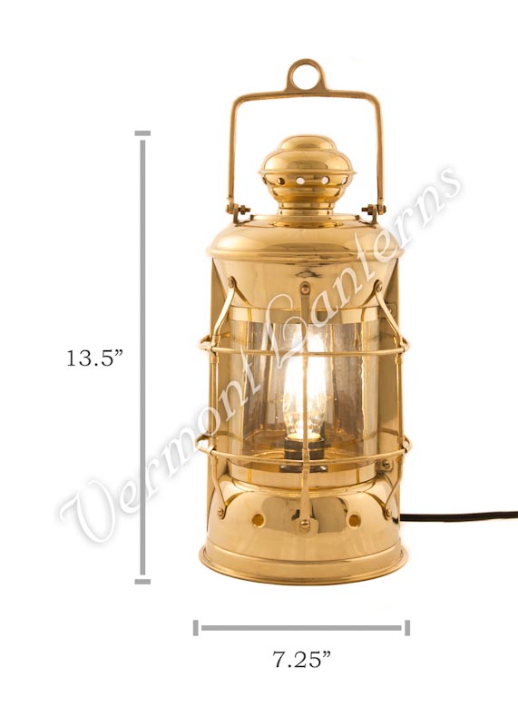 Nautical Lamps Brass Masthead Lantern - 13.5"
