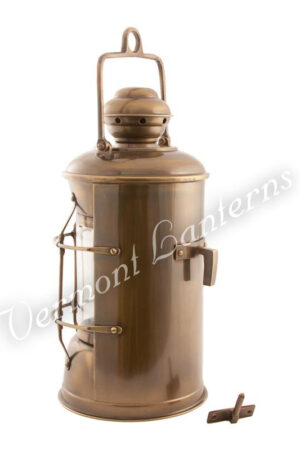 Nautical Lamps - Antique Brass Masthead Lantern - 13.5"