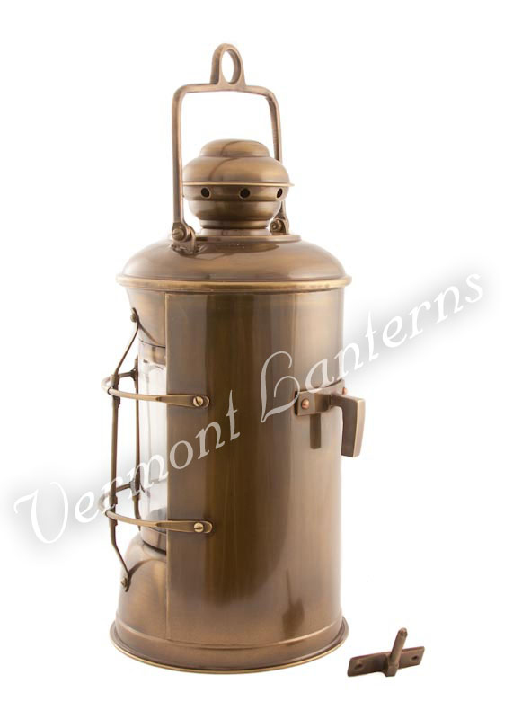 Nautical Lamps - Antique Brass Masthead Lantern - 13.5"