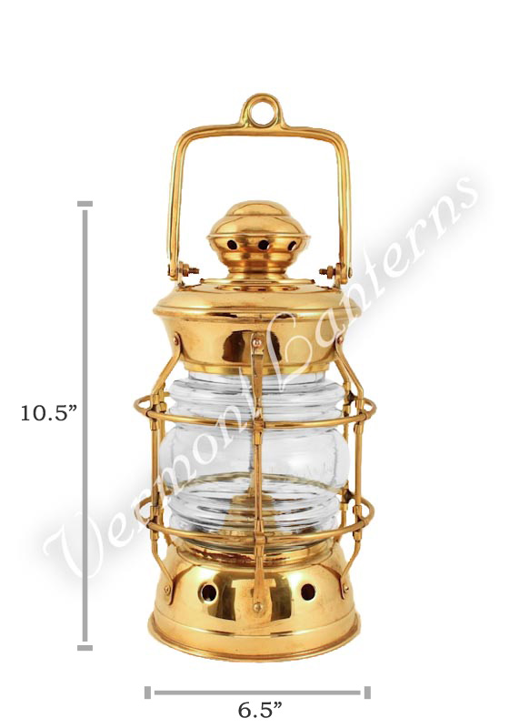 Nautical Lanterns Brass Nelson - 10.5"