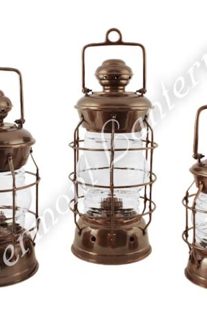 Nautical Lanterns - Antique Brass Nelson - 10.5"