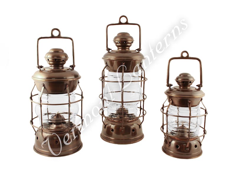 Nautical Lanterns Antique Brass Nelson - 15.5"