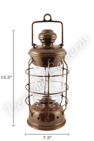 Nautical Lanterns Antique Brass Nelson - 15.5"