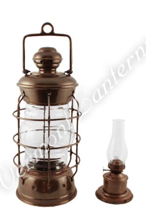 Nautical Lanterns Antique Brass Nelson - 15.5"
