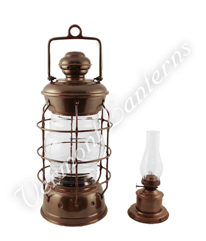 Nautical Lanterns Antique Brass Nelson - 15.5"