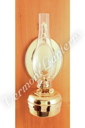 Oil Lamps - Brass "Dorset" Wall Lamp 12"