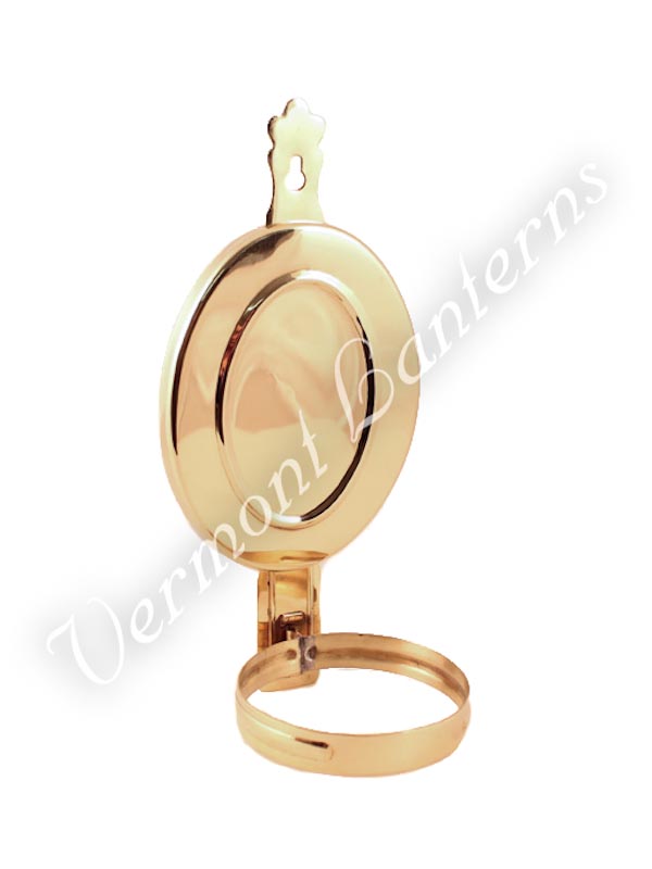 Oil Lamps - Brass "Dorset" Wall Lamp 12"