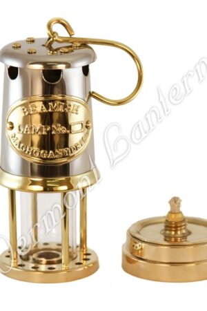 Yacht Lamps - Brass & Stainless Steel Lantern - 7"