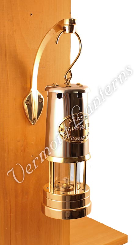 Miners Lamps - Brass & Stainless Steel - 9"
