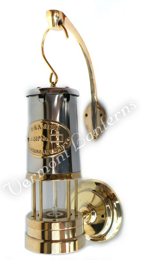 Electric Yacht Lamps - Brass & Stainless Lantern - 12v - 10"